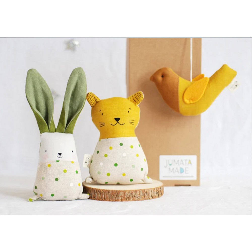 Χειροποίητo υφασμάτινo Baby toys set,  Jumata Made Παιδικό δωμάτιο