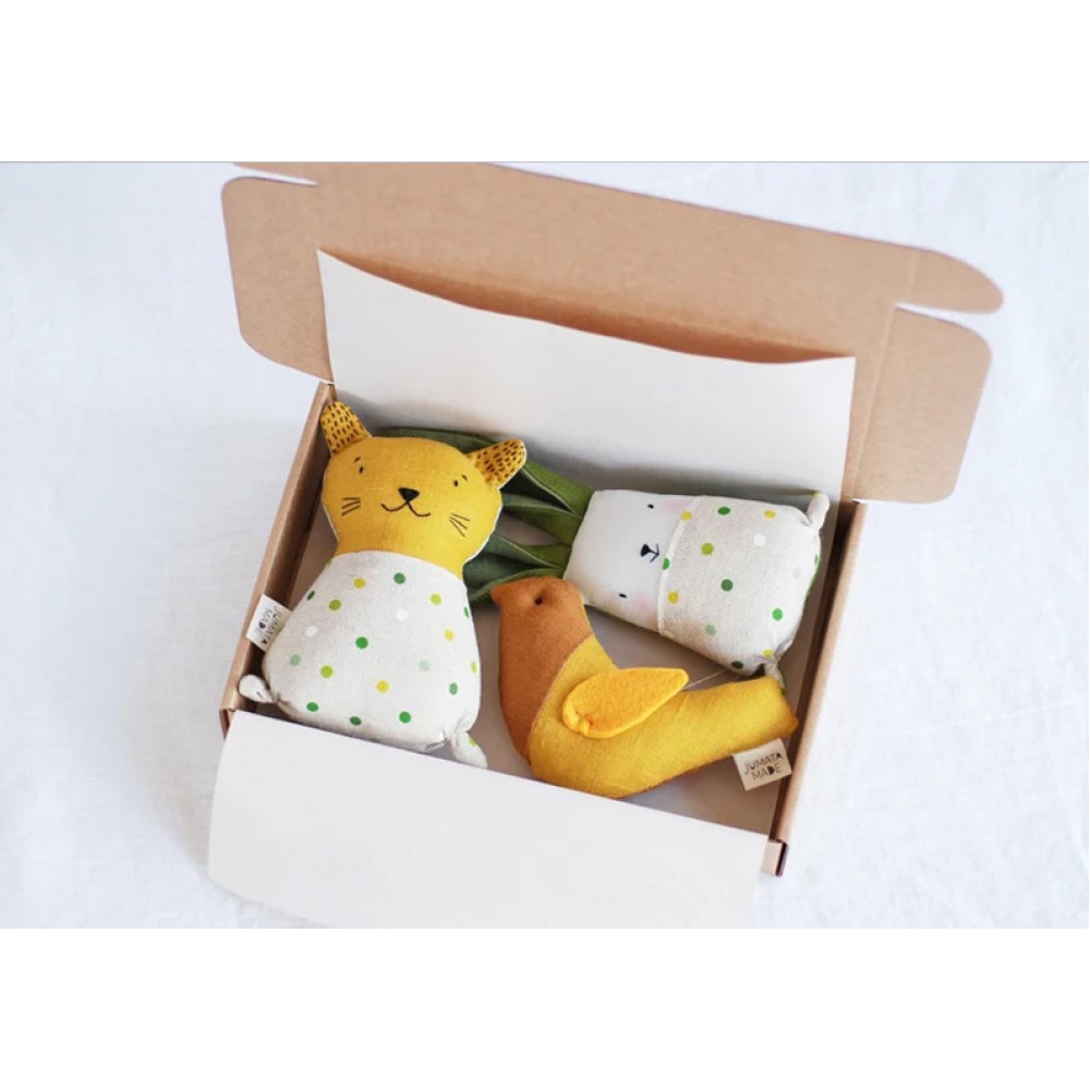 Χειροποίητo υφασμάτινo Baby toys set,  Jumata Made Παιδικό δωμάτιο