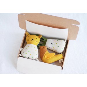 Χειροποίητo υφασμάτινo Baby toys set,  Jumata Made Παιδικό δωμάτιο