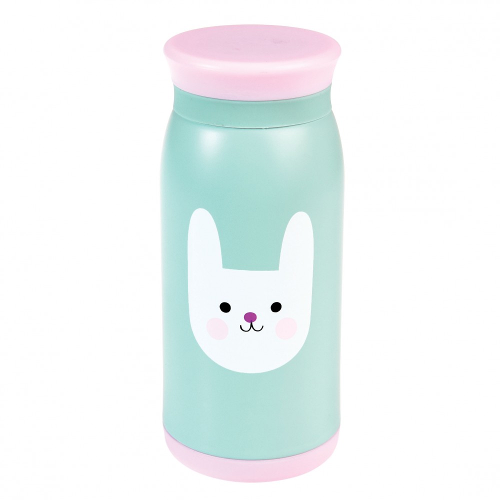 Ανοξείδωτο μπουκάλι θερμός Βonnie the Bunny 350ml, Rex London Φαγητό