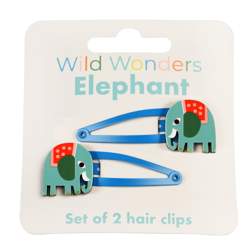 Παιδικά κλιπ μαλλιών Wild Wonders elephant, Rex London  Αξεσουάρ